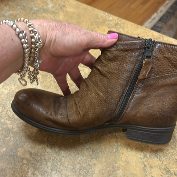 Miz Mooz Sallie Brown Distressed Bootie - Picture 5 of 12